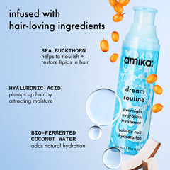 dream routine | overnight hydrating hair mask