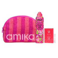 amika x Ellis Brooklyn | limited-edition perk up GUAVA GRANITA dry shampoo bundle set