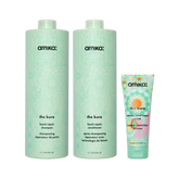 super-sized strength repair set | the kure shampoo, conditioner + mask
