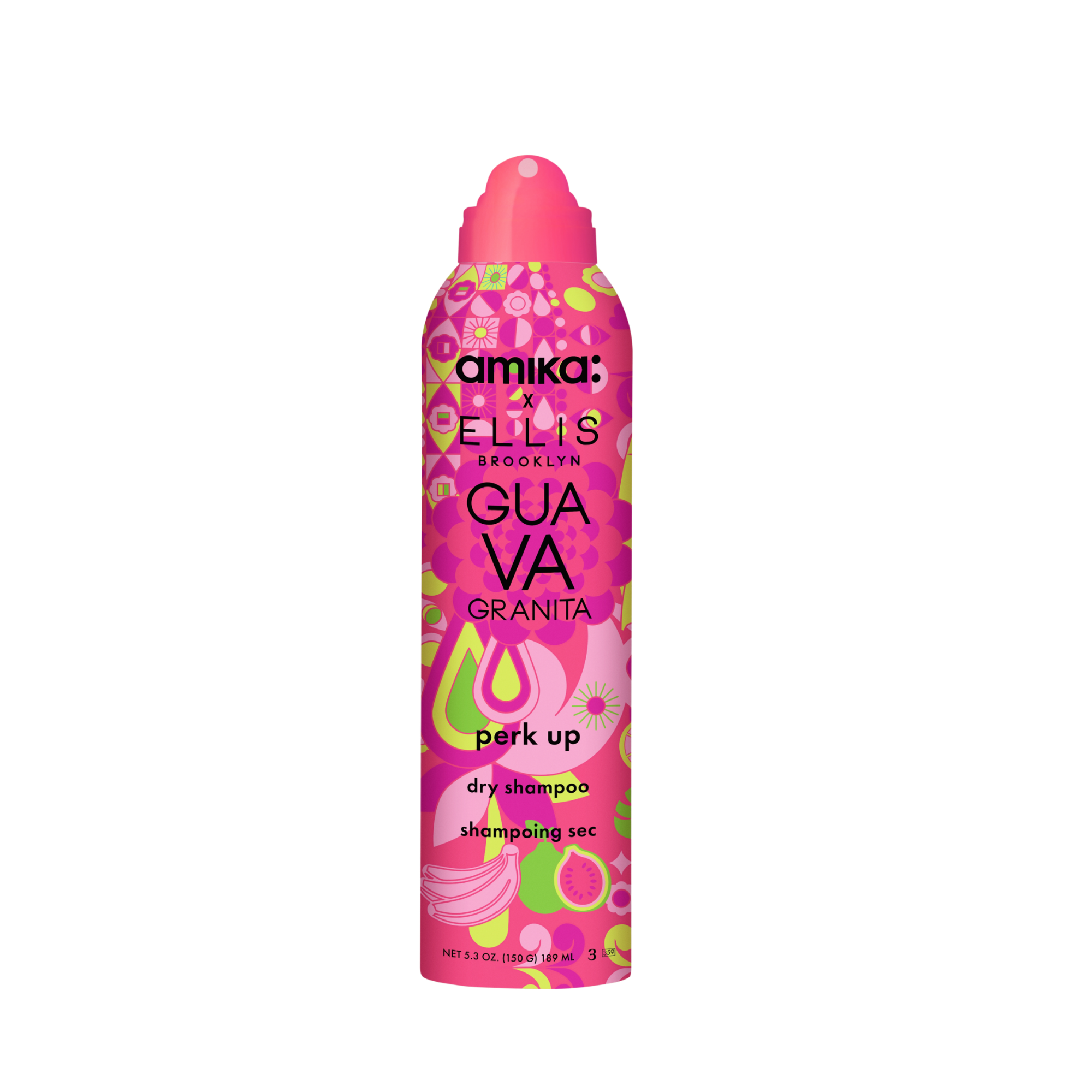 amika x Ellis Brooklyn | limited-edition perk up GUAVA GRANITA dry shampoo