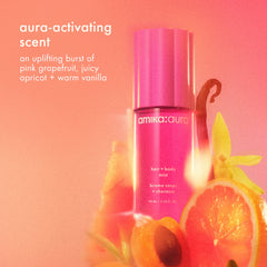 for strands + skin set | amika:aura hair + body mist + hand wash