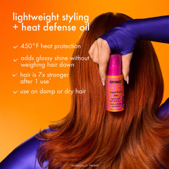 superfruit star | lightweight hair styling + heat defense oil