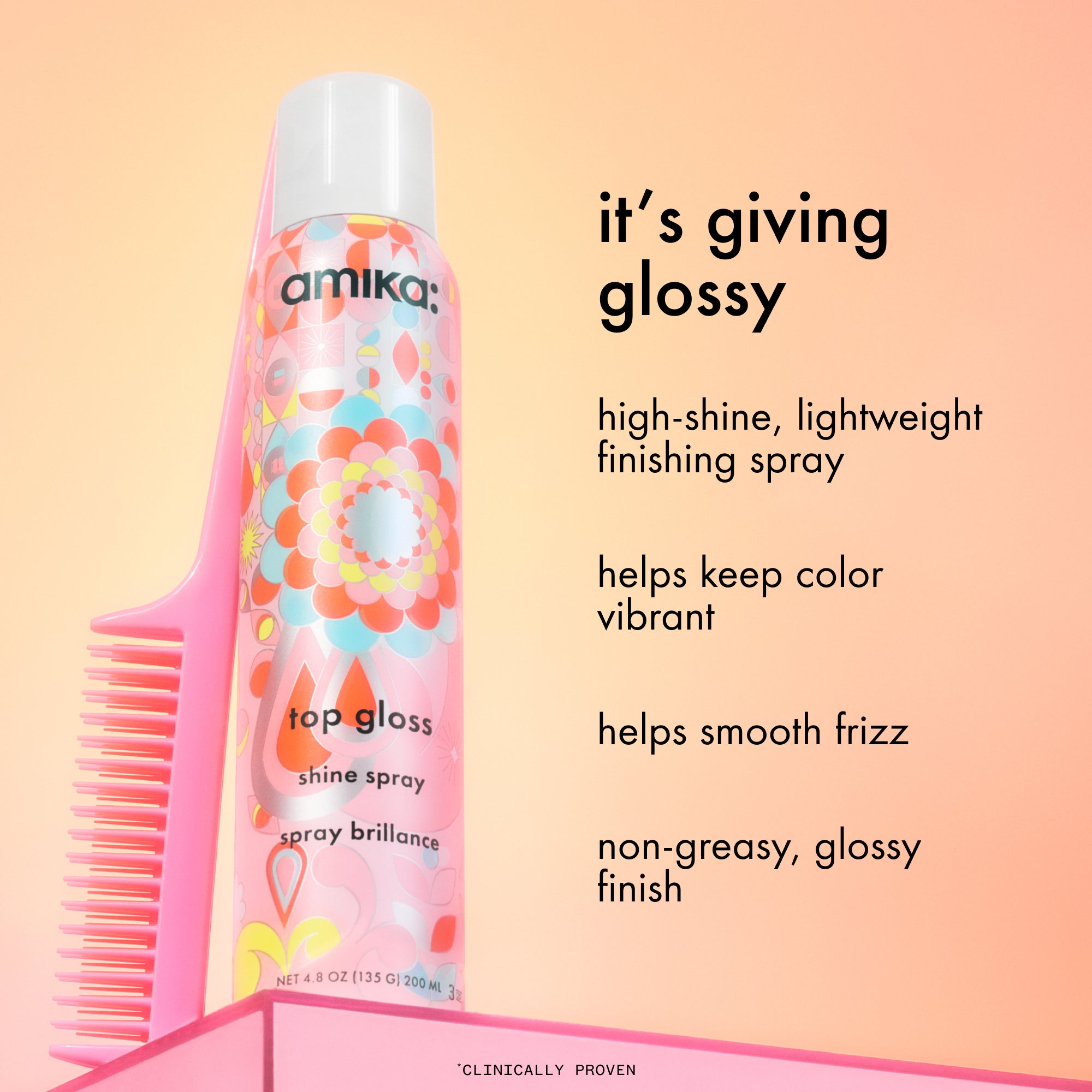top gloss | shine spray
