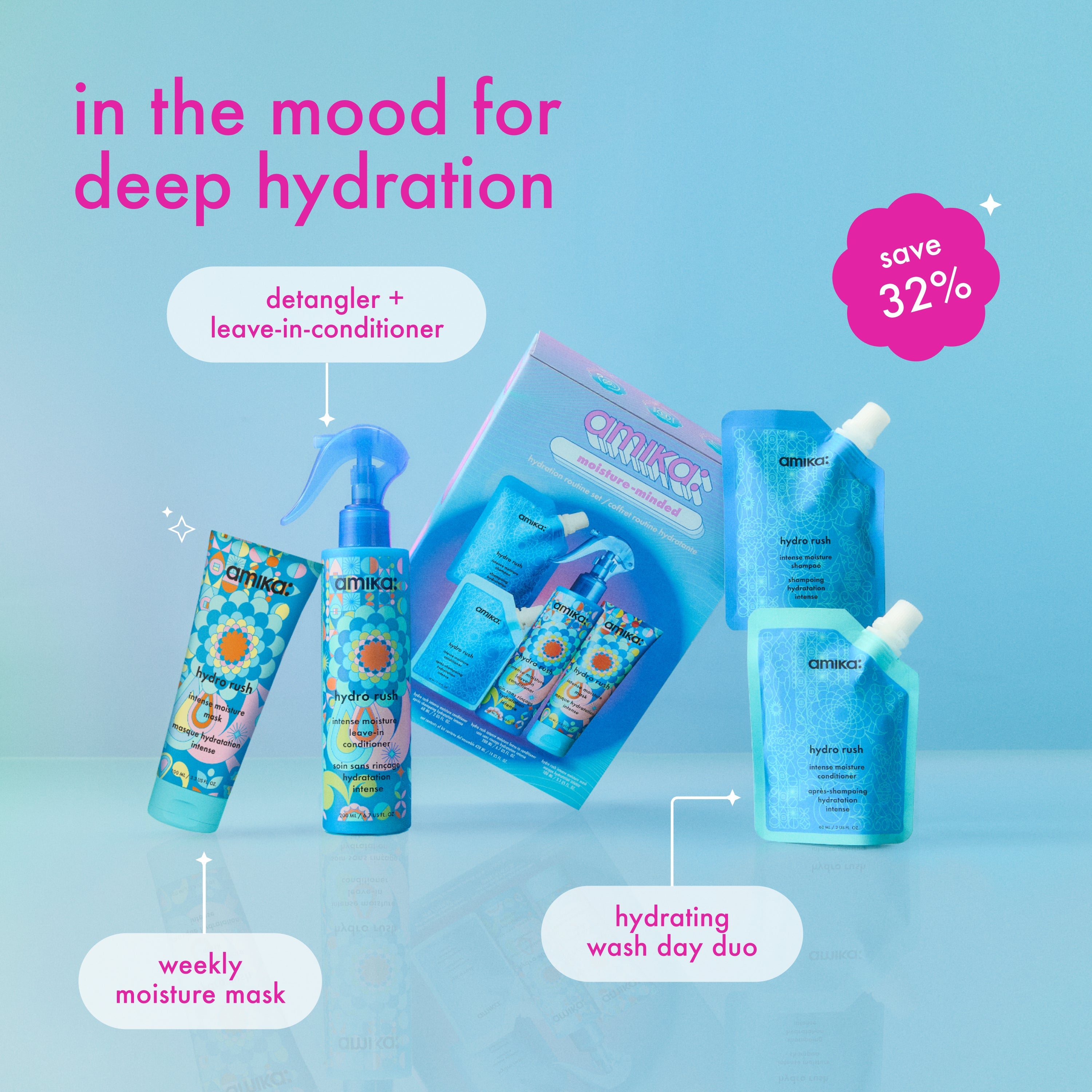 moisture-minded | hydration routine set
