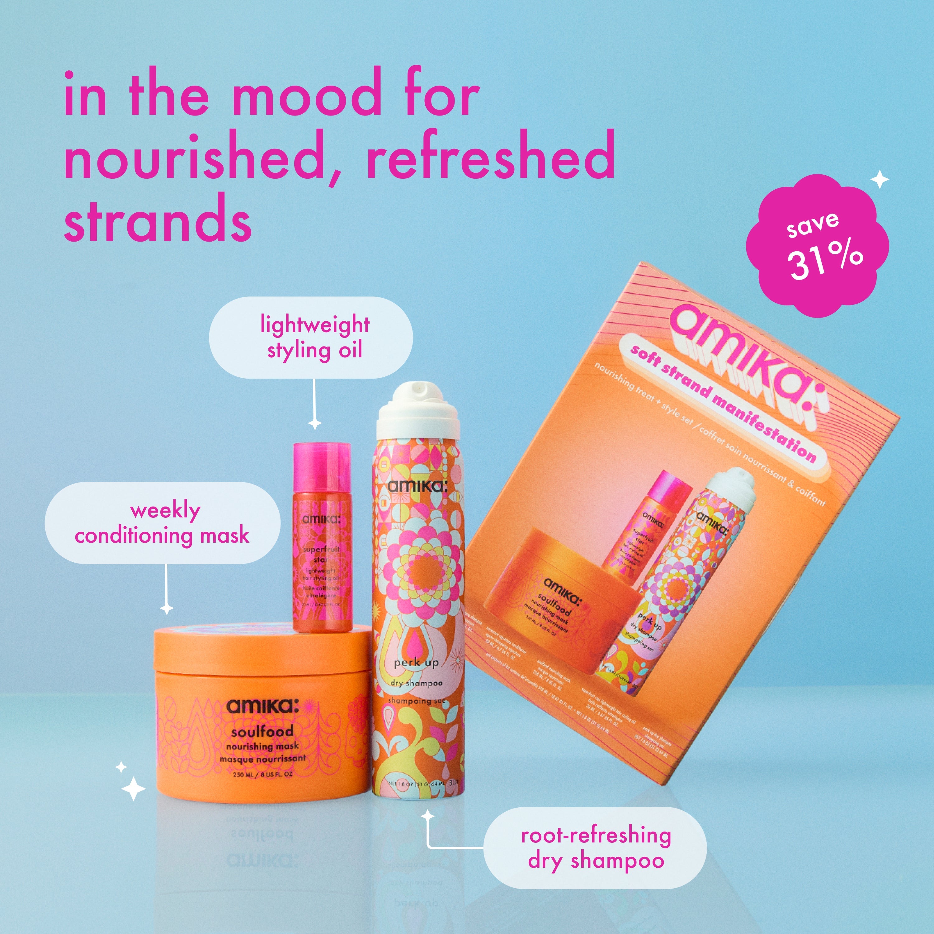 soft strand manifestation | nourishing treat + style set