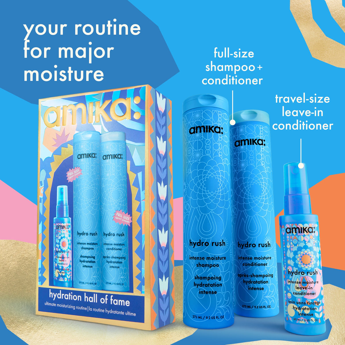 hydration hall of fame | wash + care set