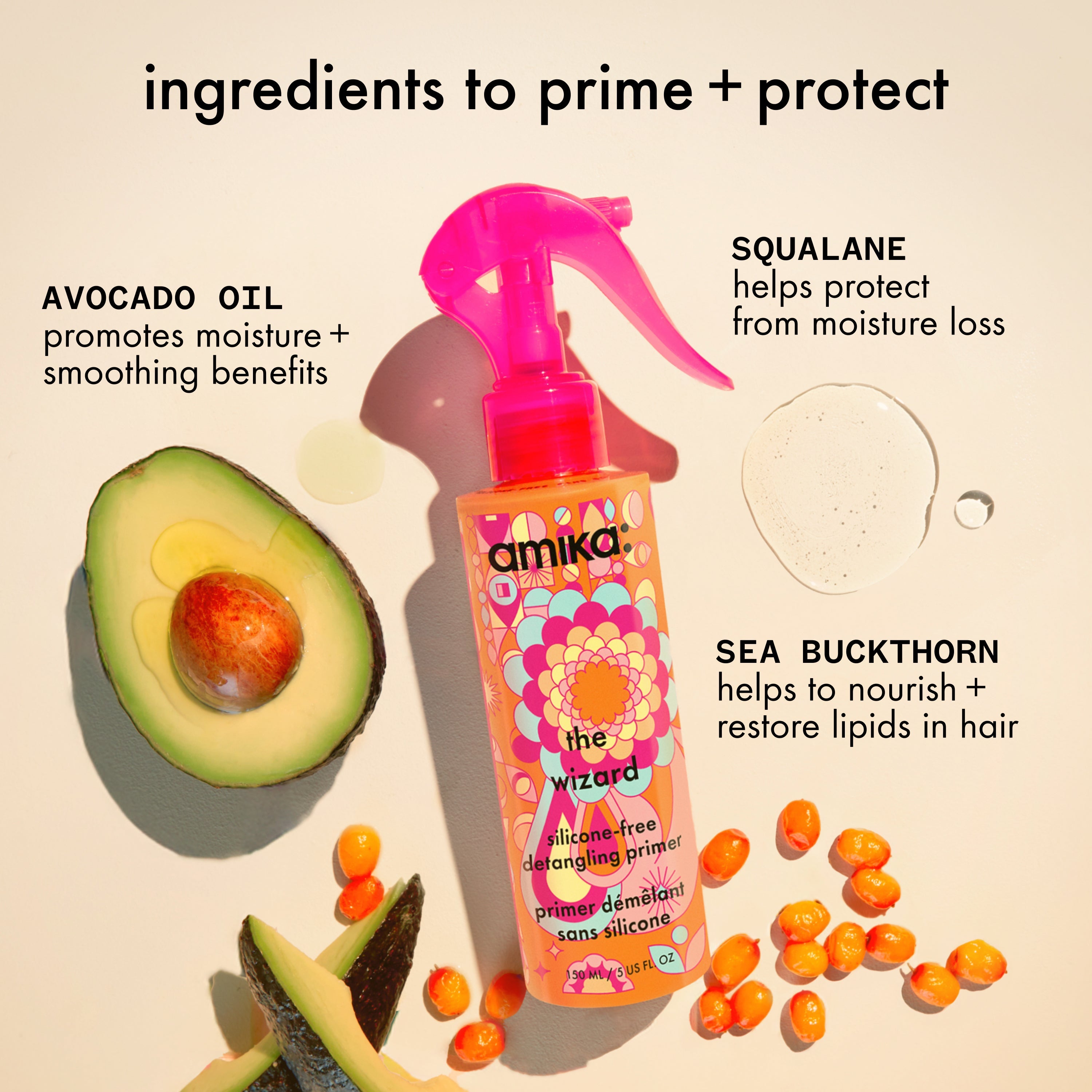 the wizard | silicone-free detangling primer