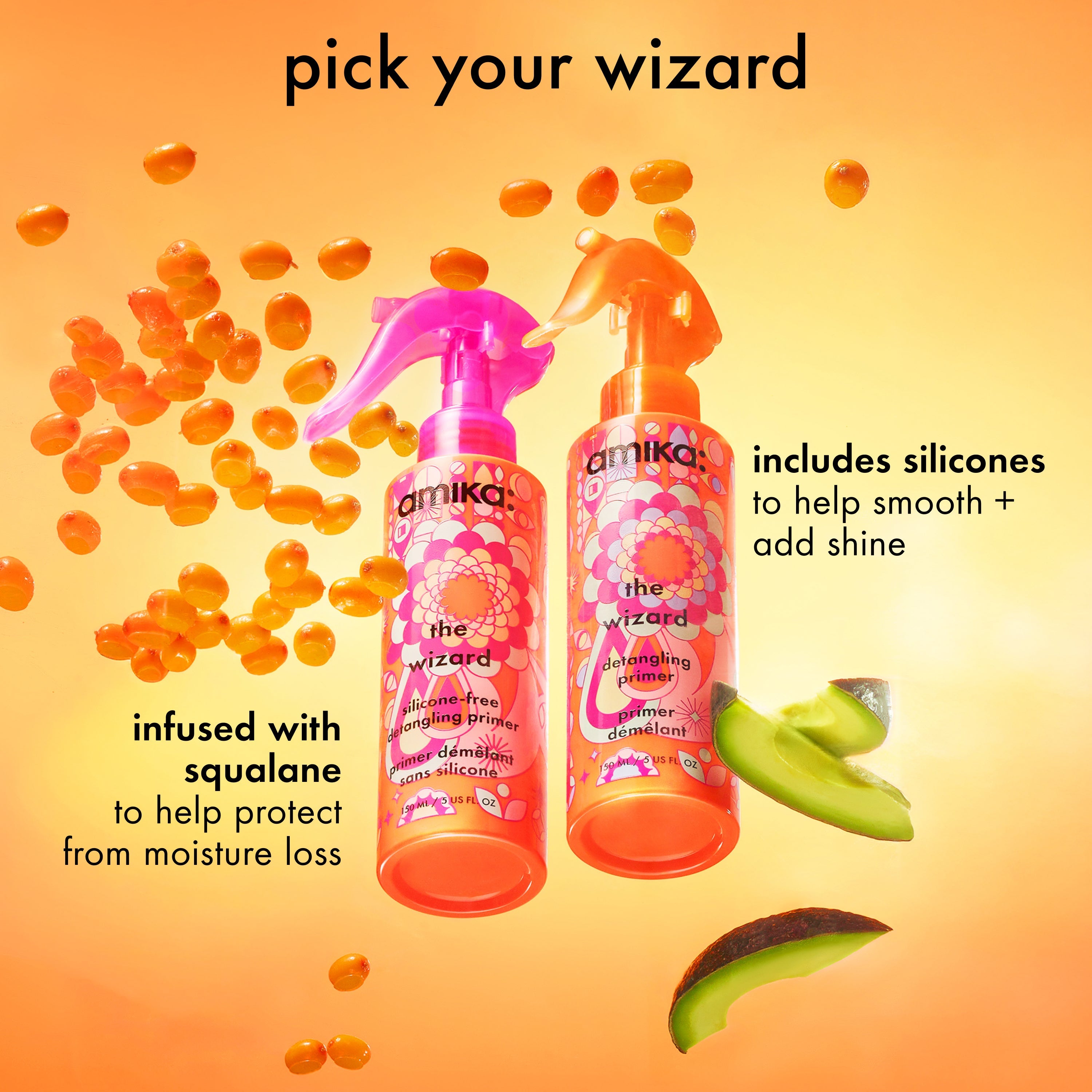 the wizard | silicone-free detangling primer
