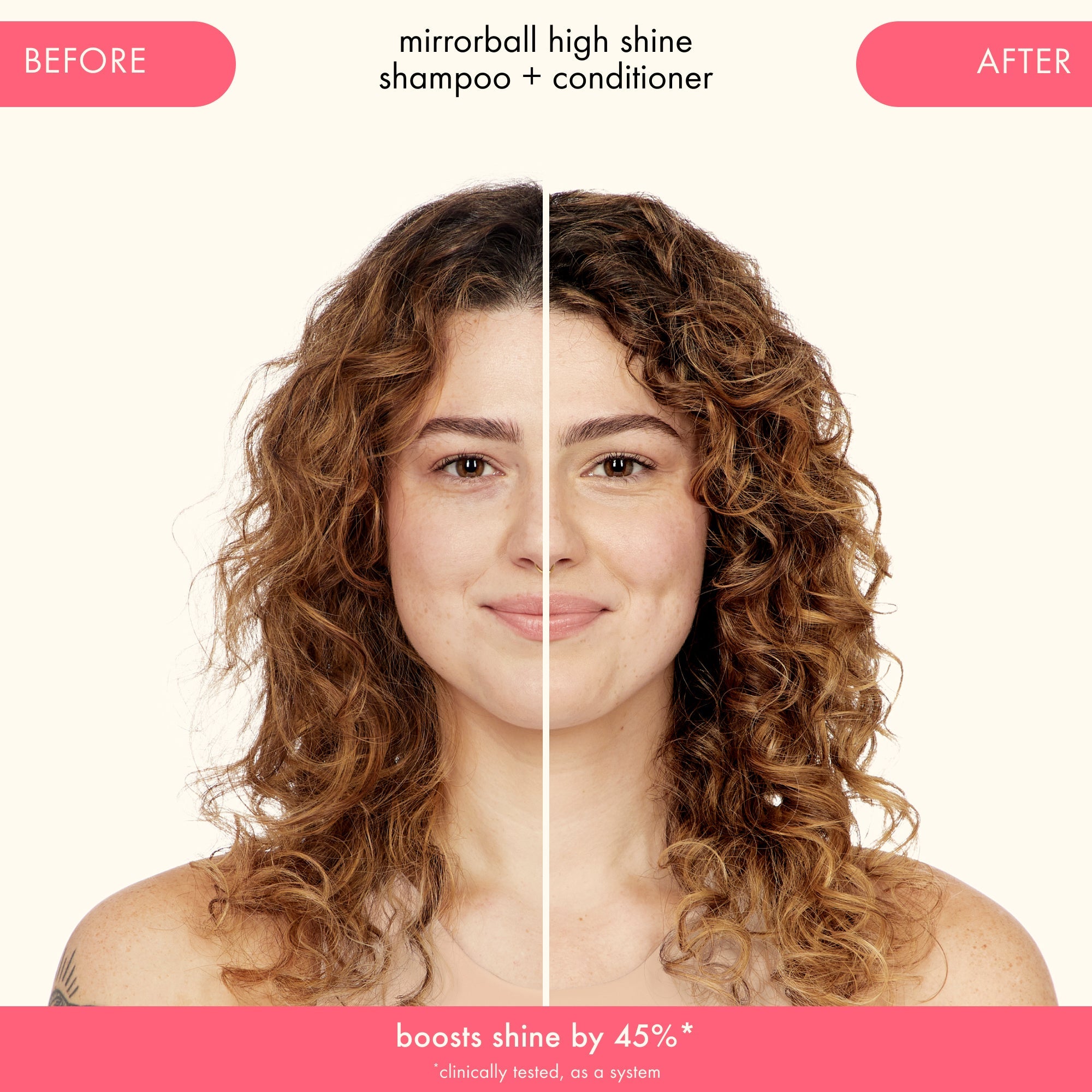super-sized shine set | mirrorball high shine + protect antioxidant shampoo + conditioner + flash mask