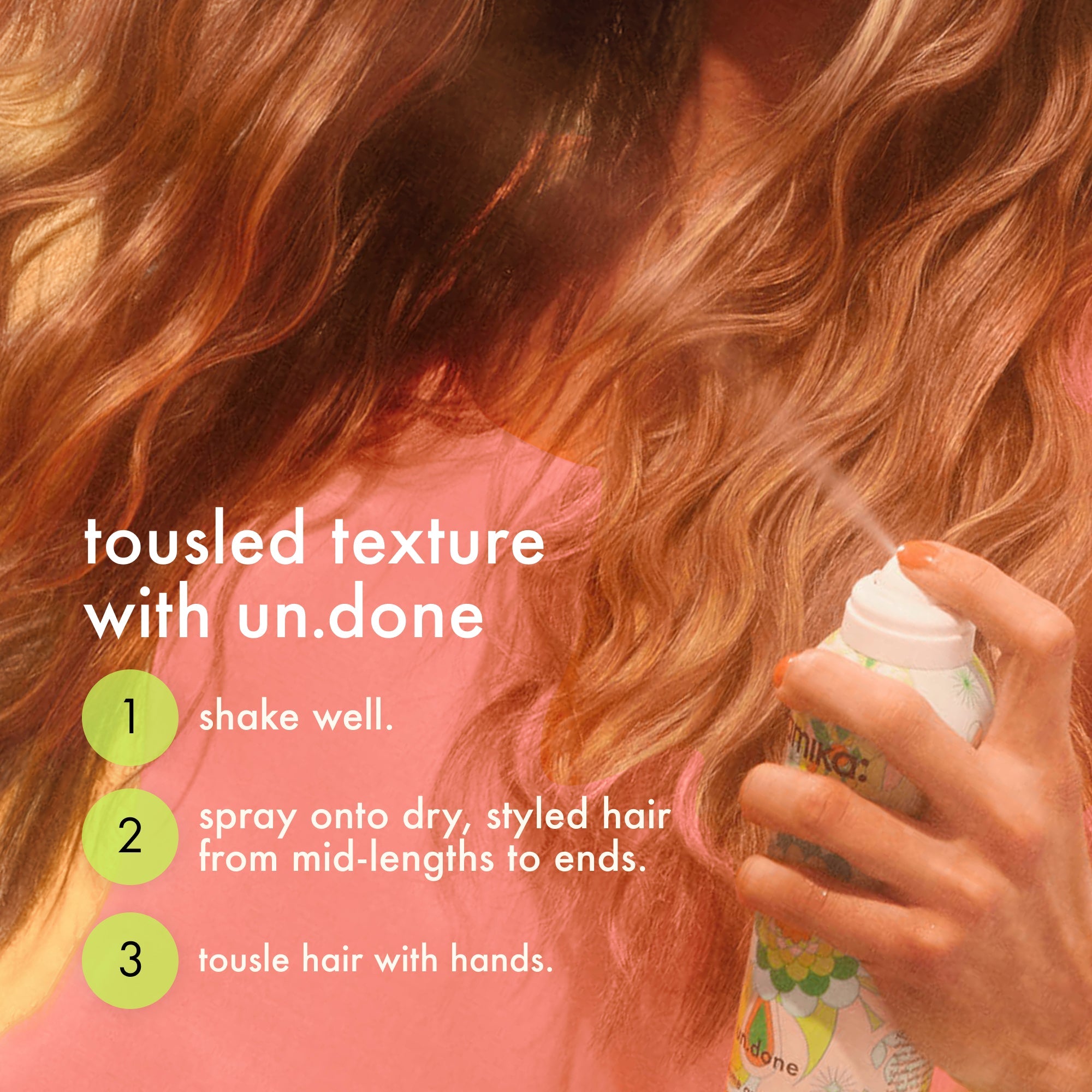 un.done | volume and matte texture spray
