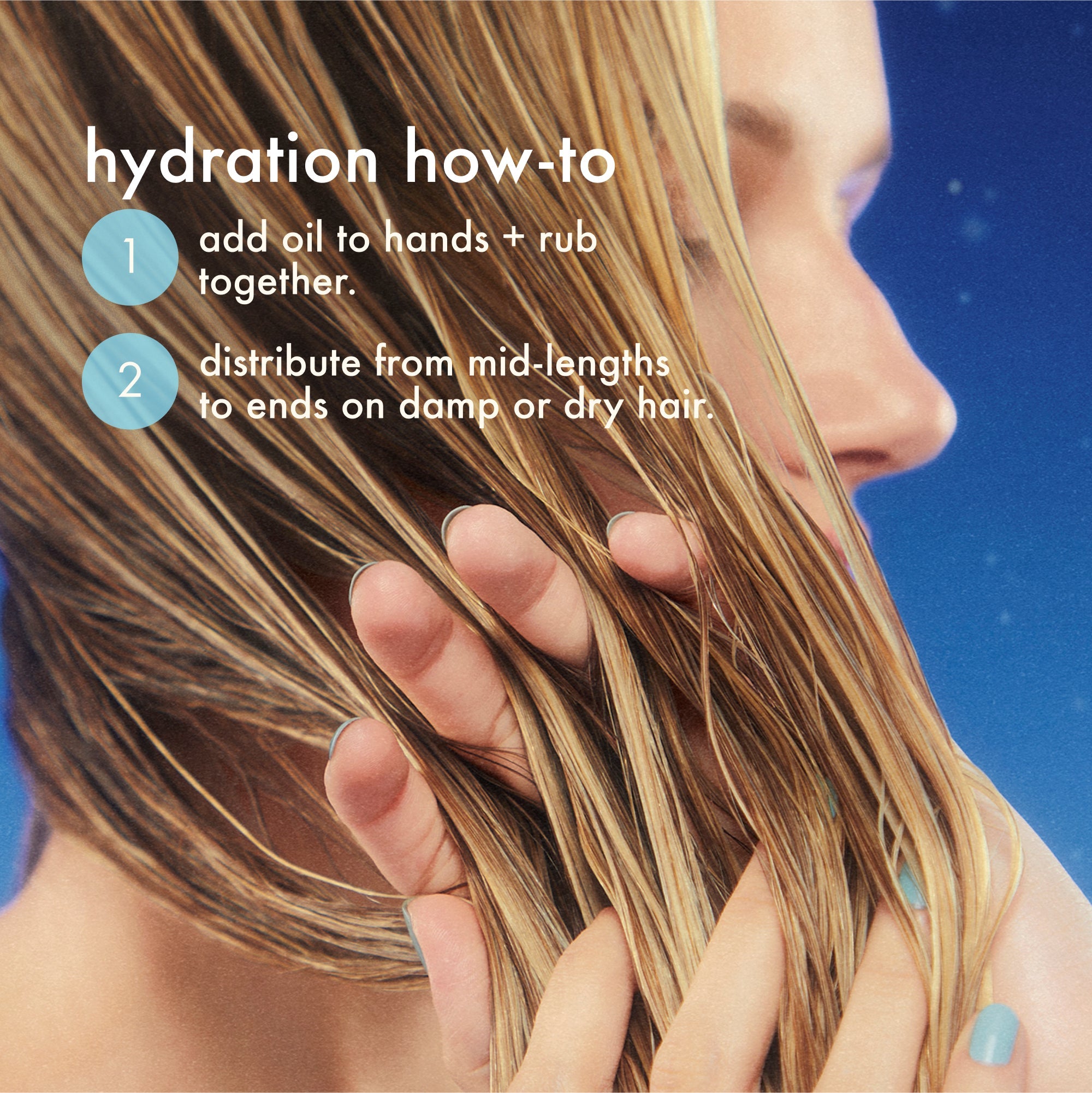 water sign | hydrating hair oil