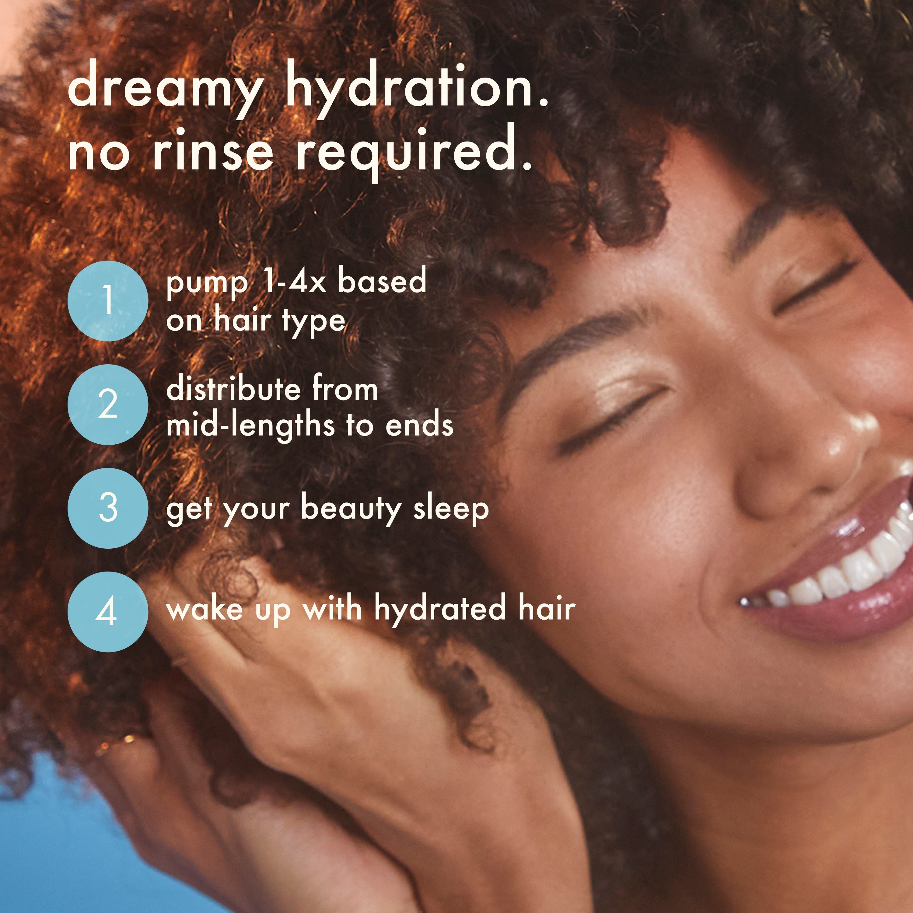 dream routine | overnight hydrating hair mask