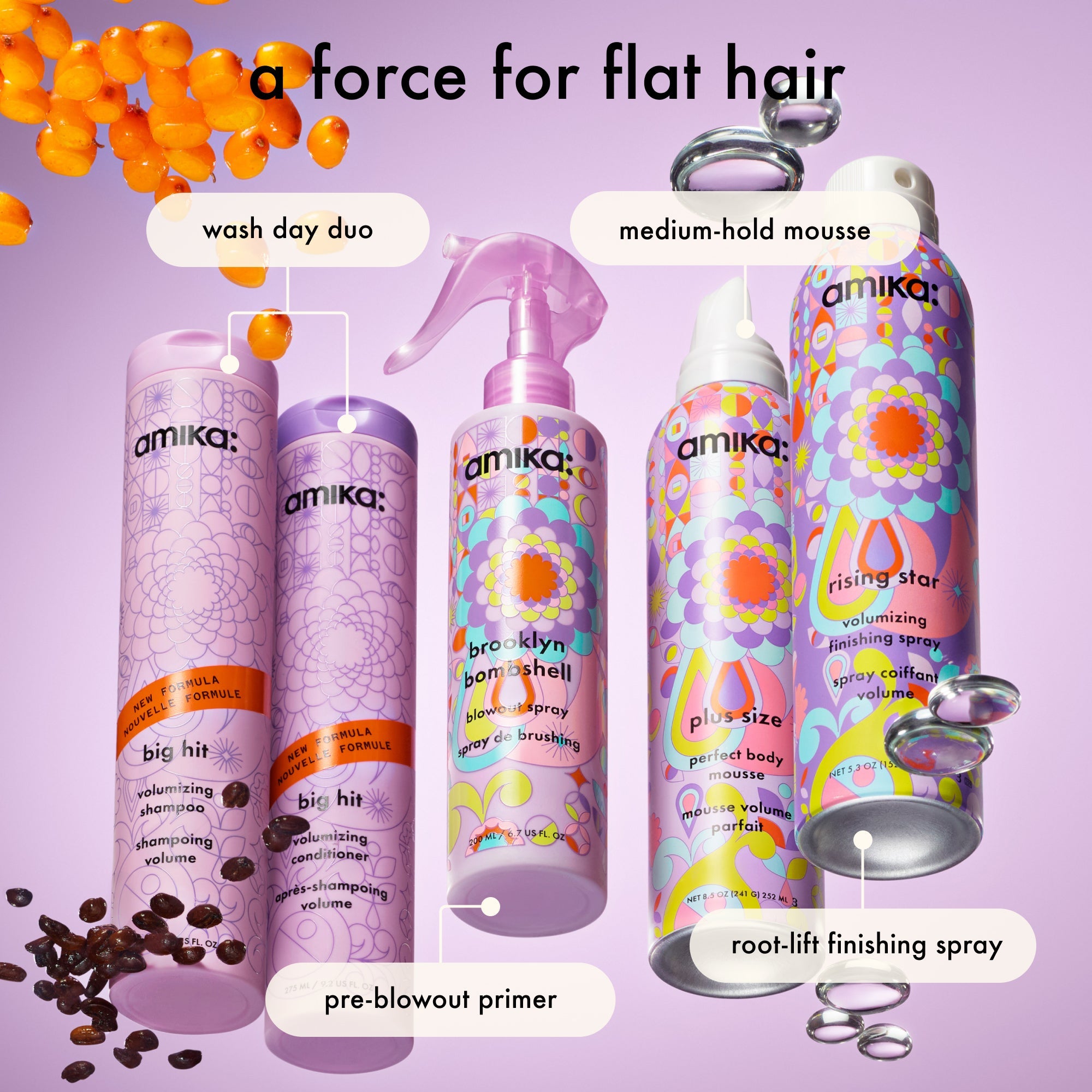 brooklyn bombshell | blowout + blow dry spray