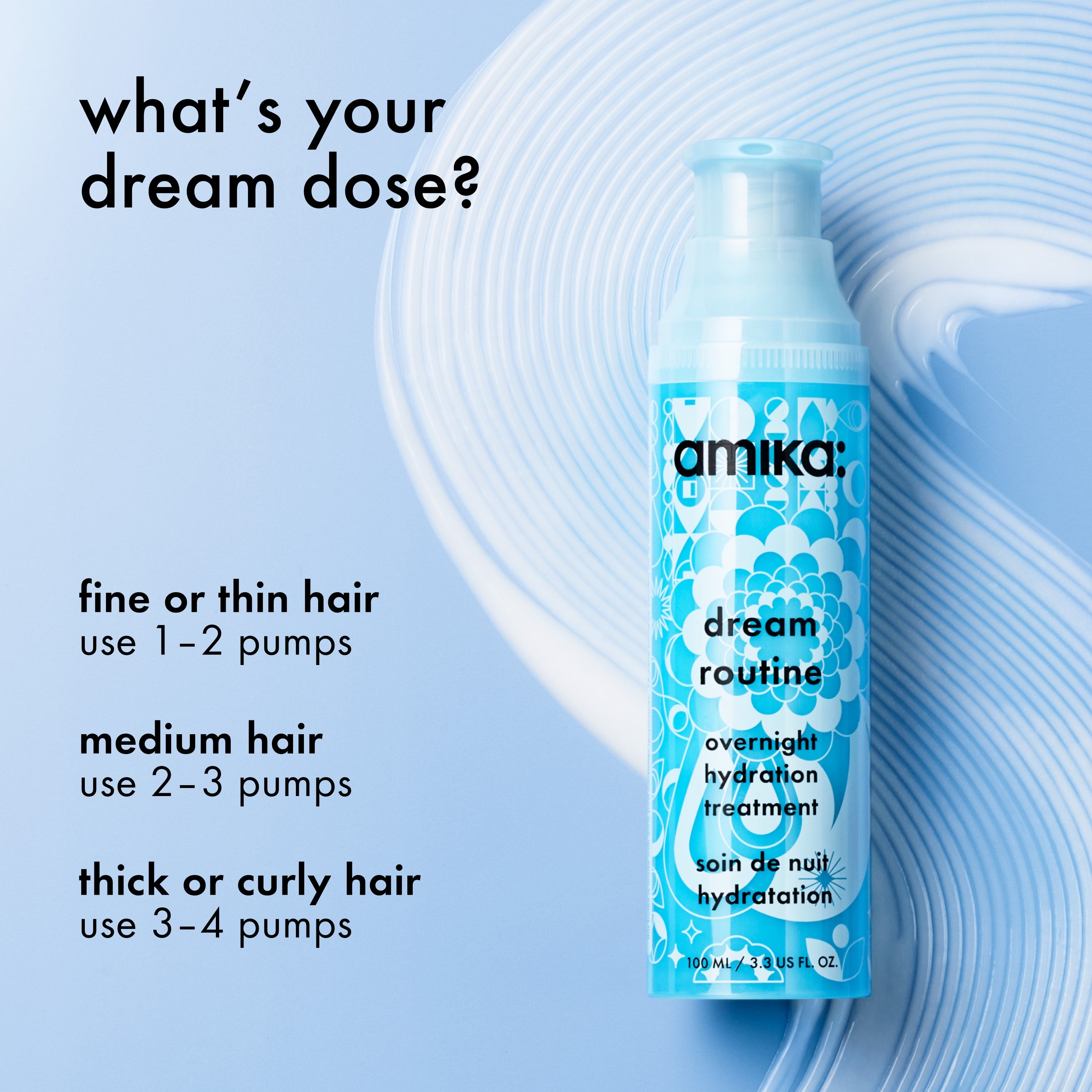 dream routine | overnight hydrating hair mask