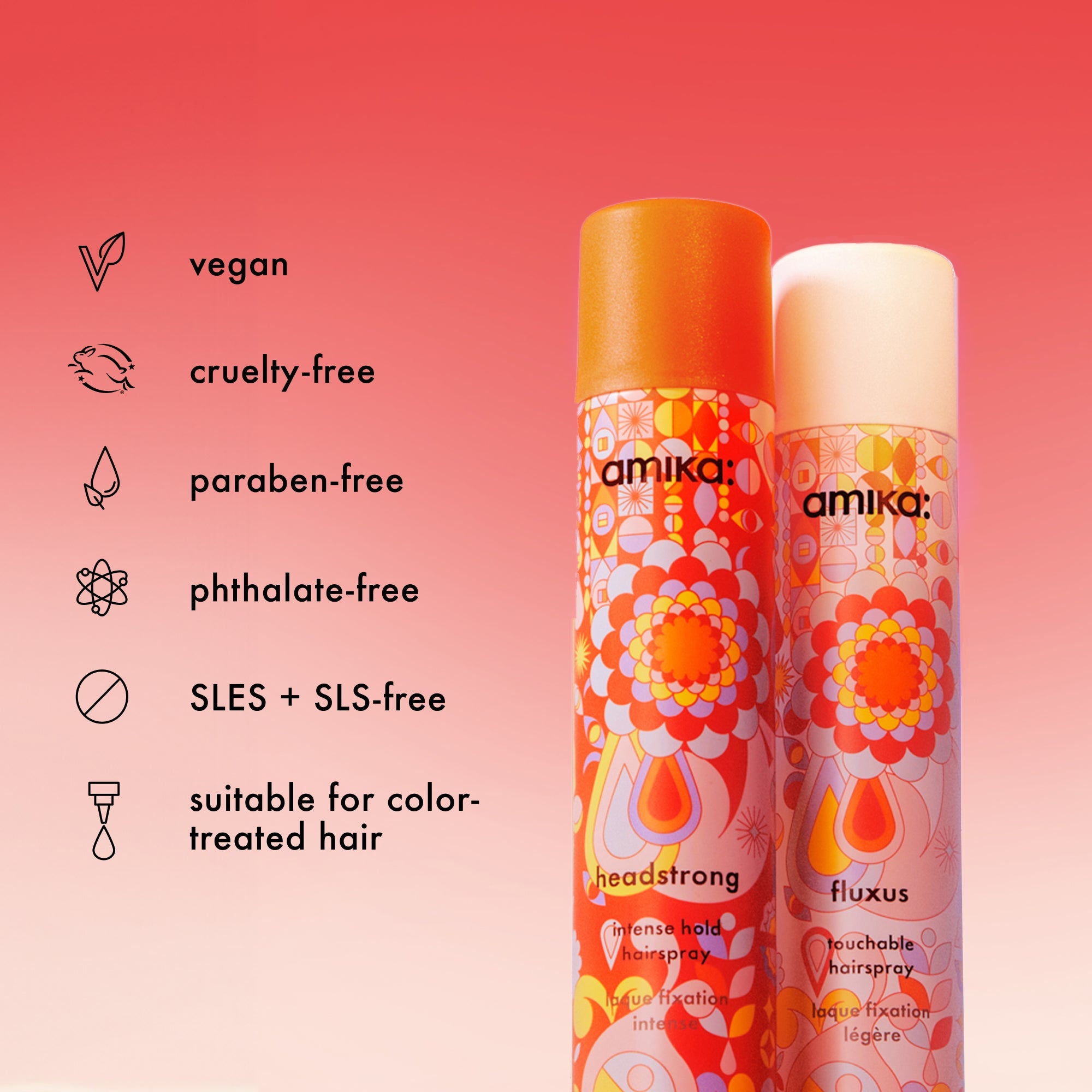 fluxus | touchable + flexible hold hairspray