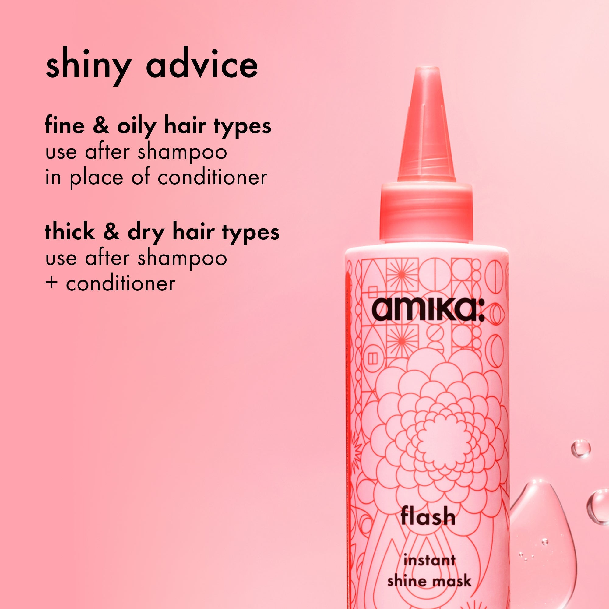 flash | instant shine mask for shiny hair