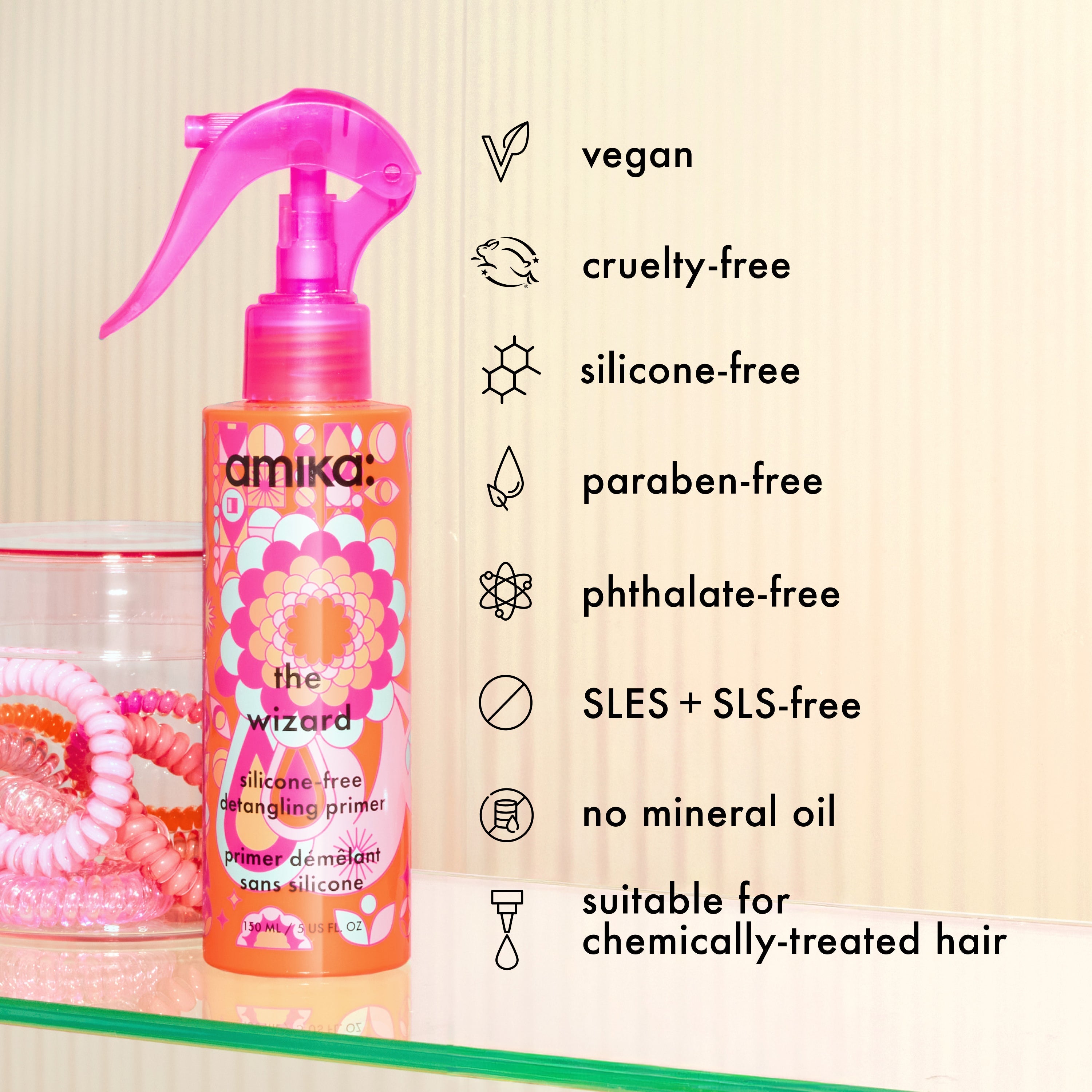the wizard | silicone-free detangling primer