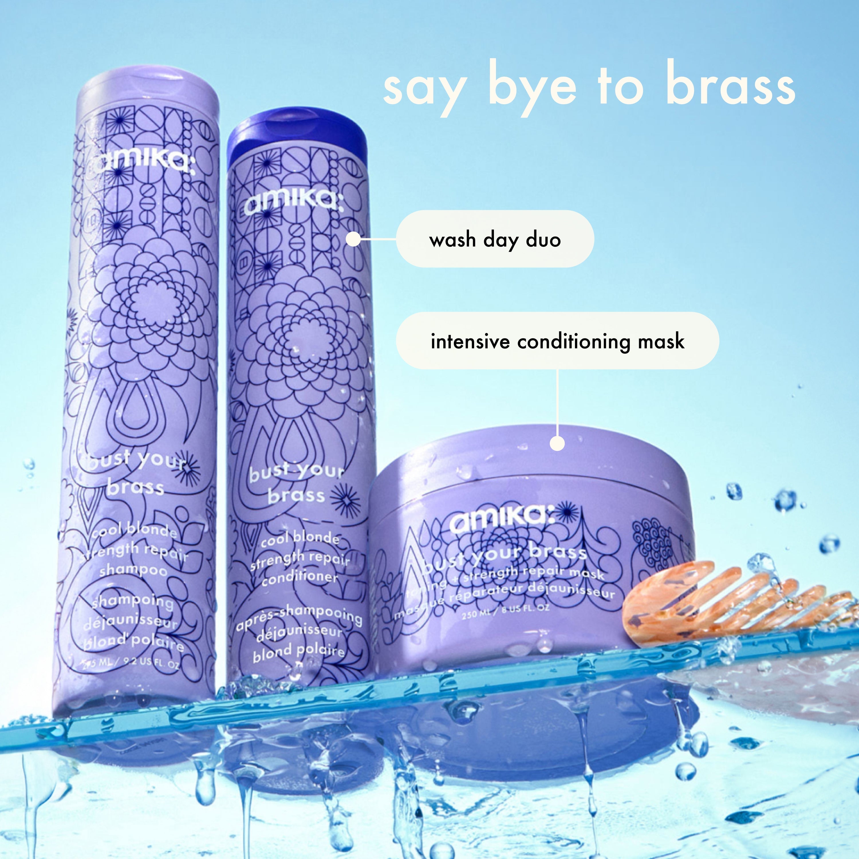 bust your brass | toning + strength repair mask