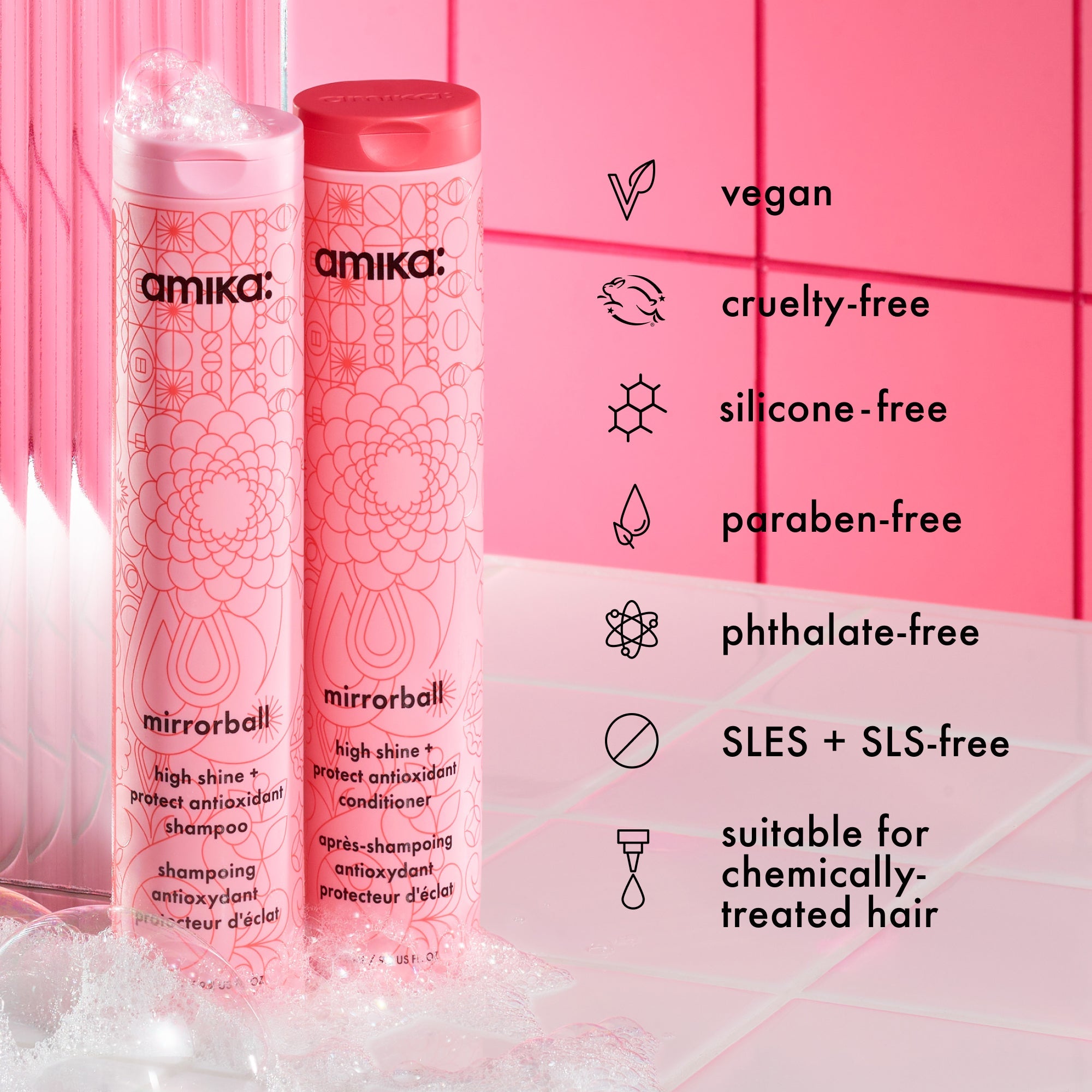 mirrorball | high shine + protect antioxidant shampoo