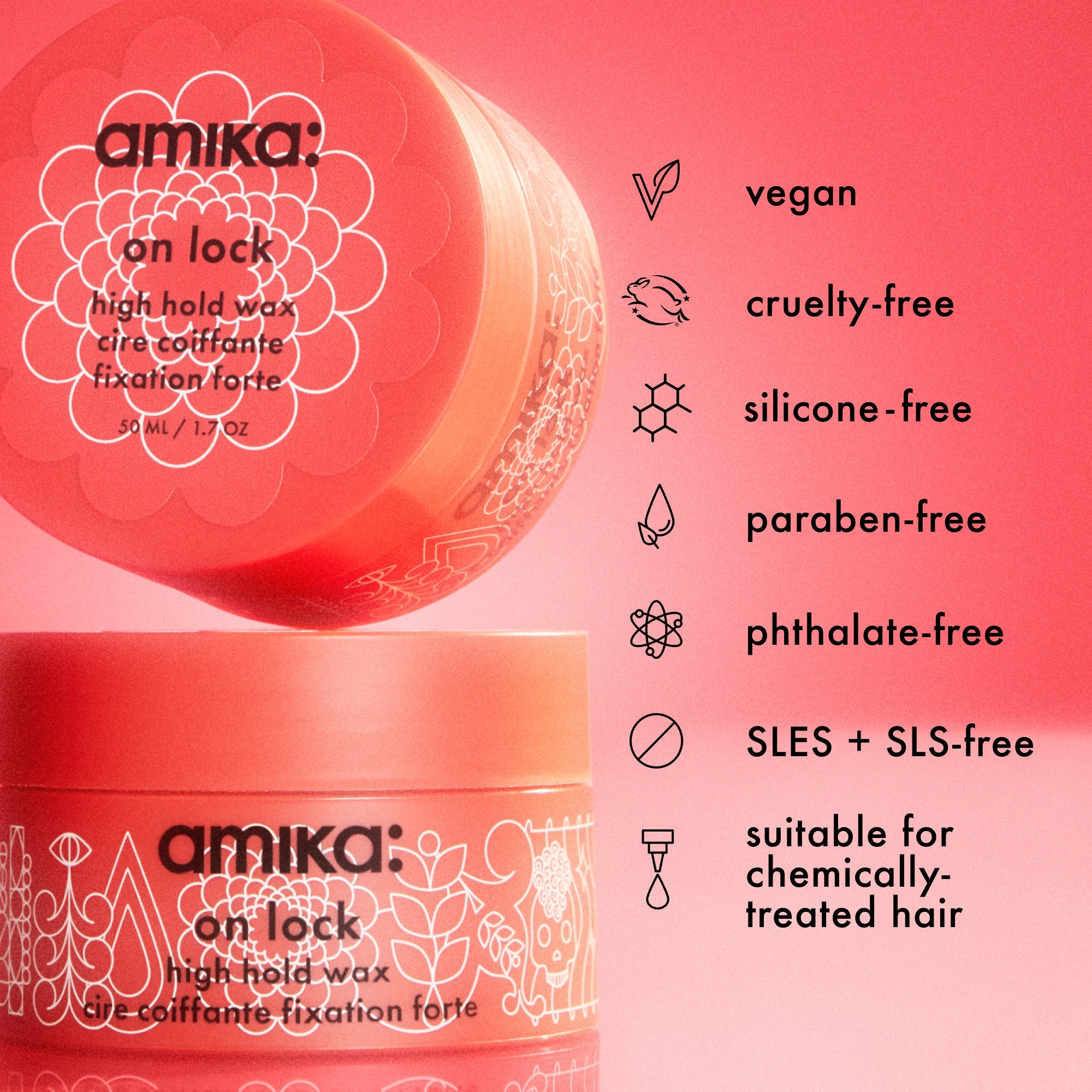 on lock | high hold hair wax
