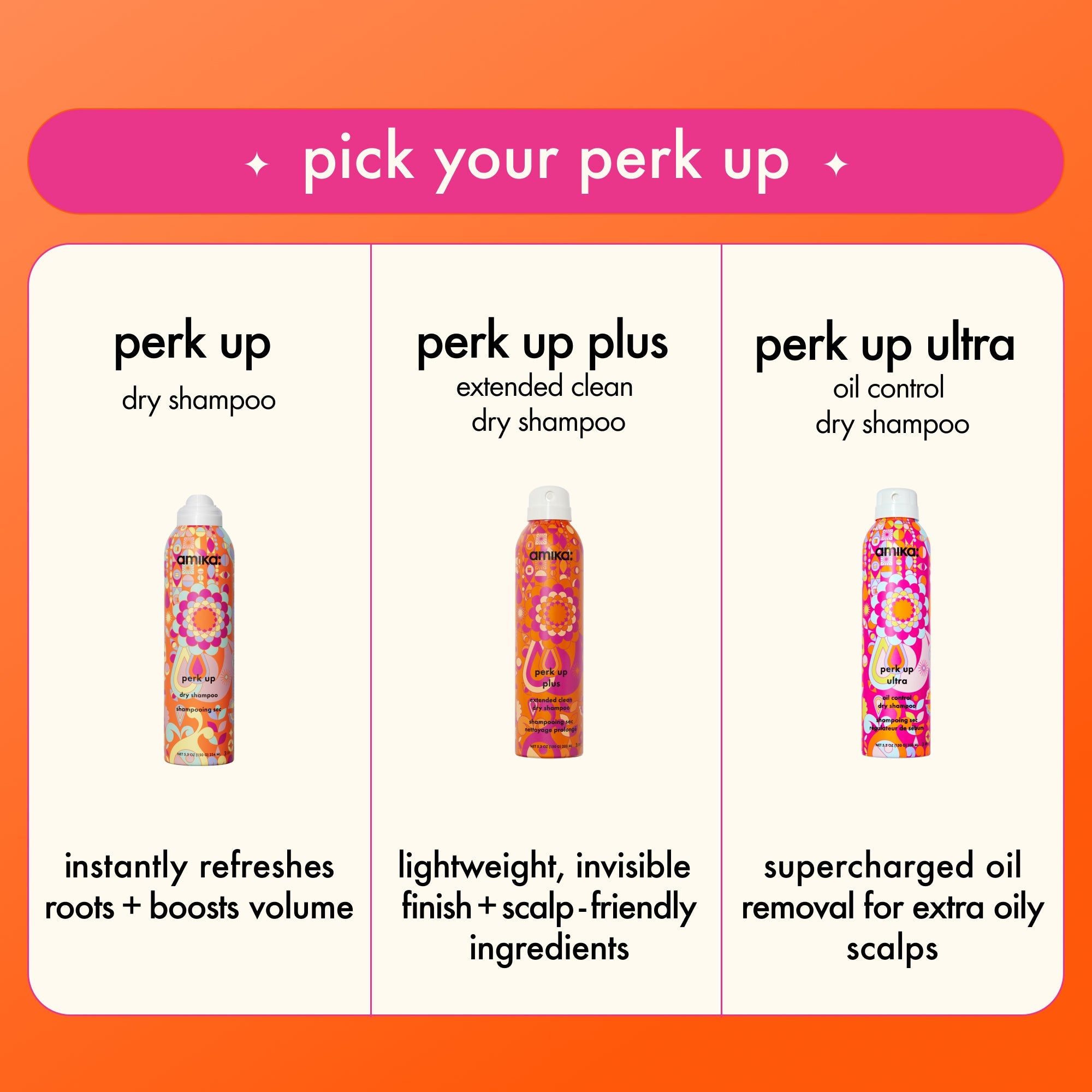 perk up ultra | oil control dry shampoo