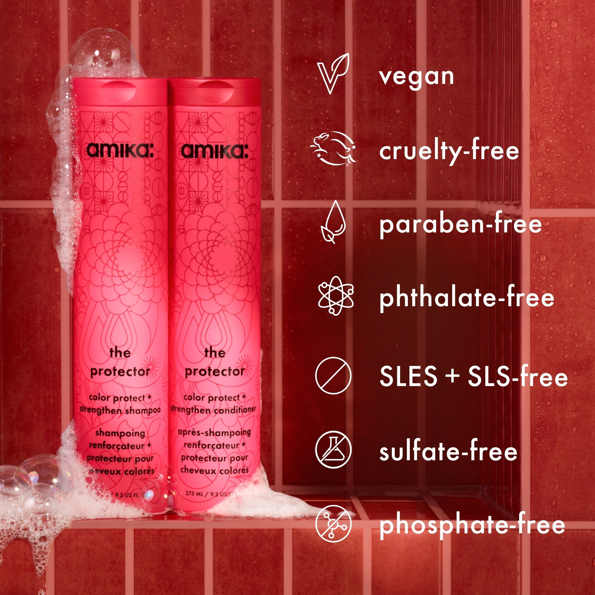 the protector	| color protect + strengthen shampoo