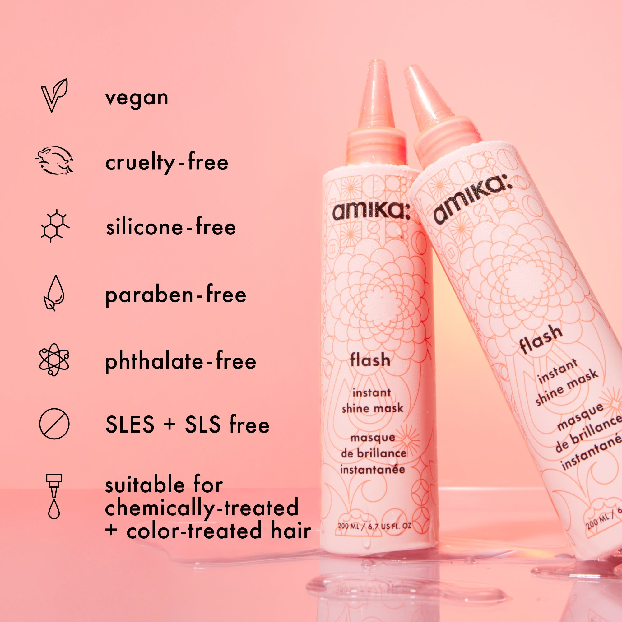 flash | instant shine mask for shiny hair