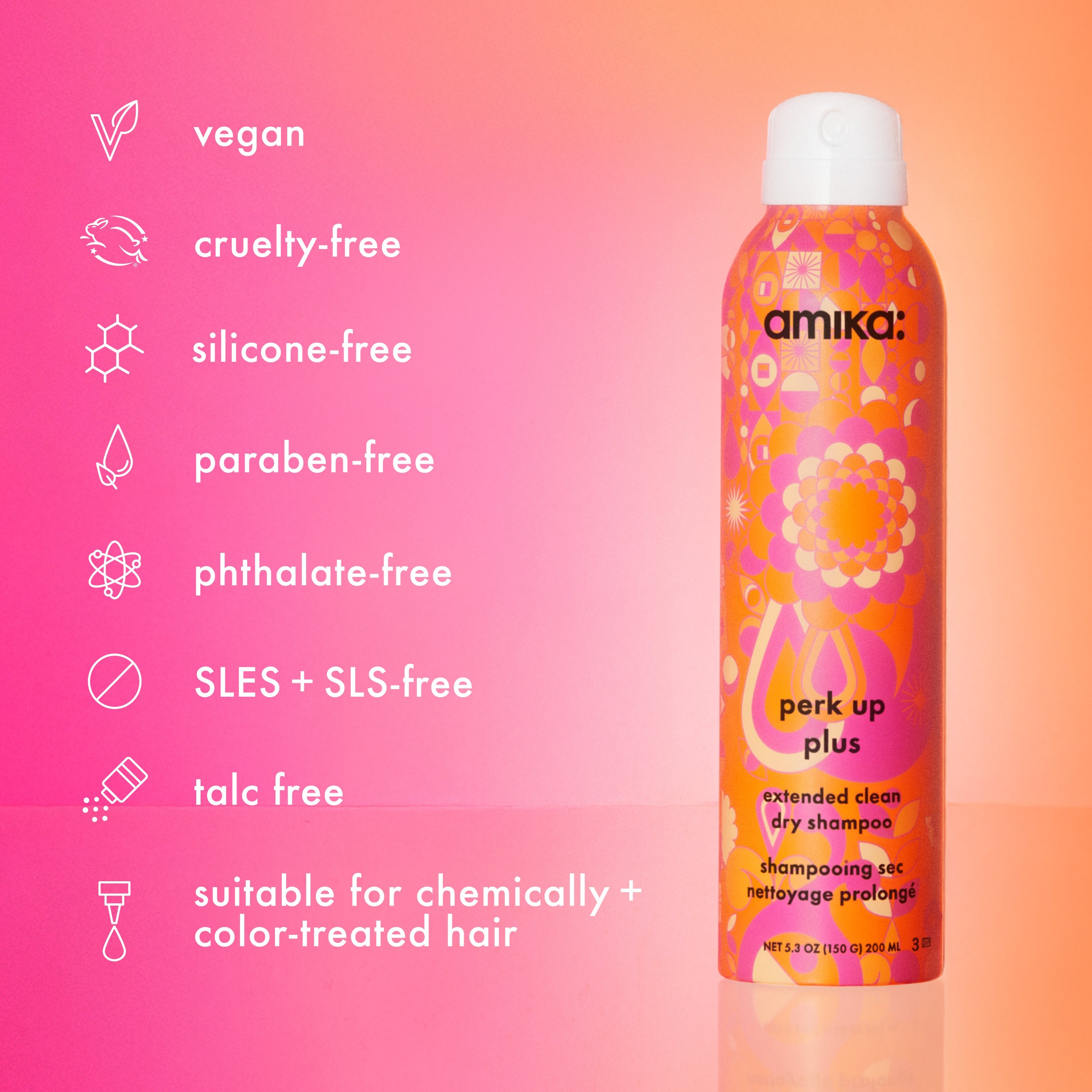 perk up plus | extended clean dry shampoo