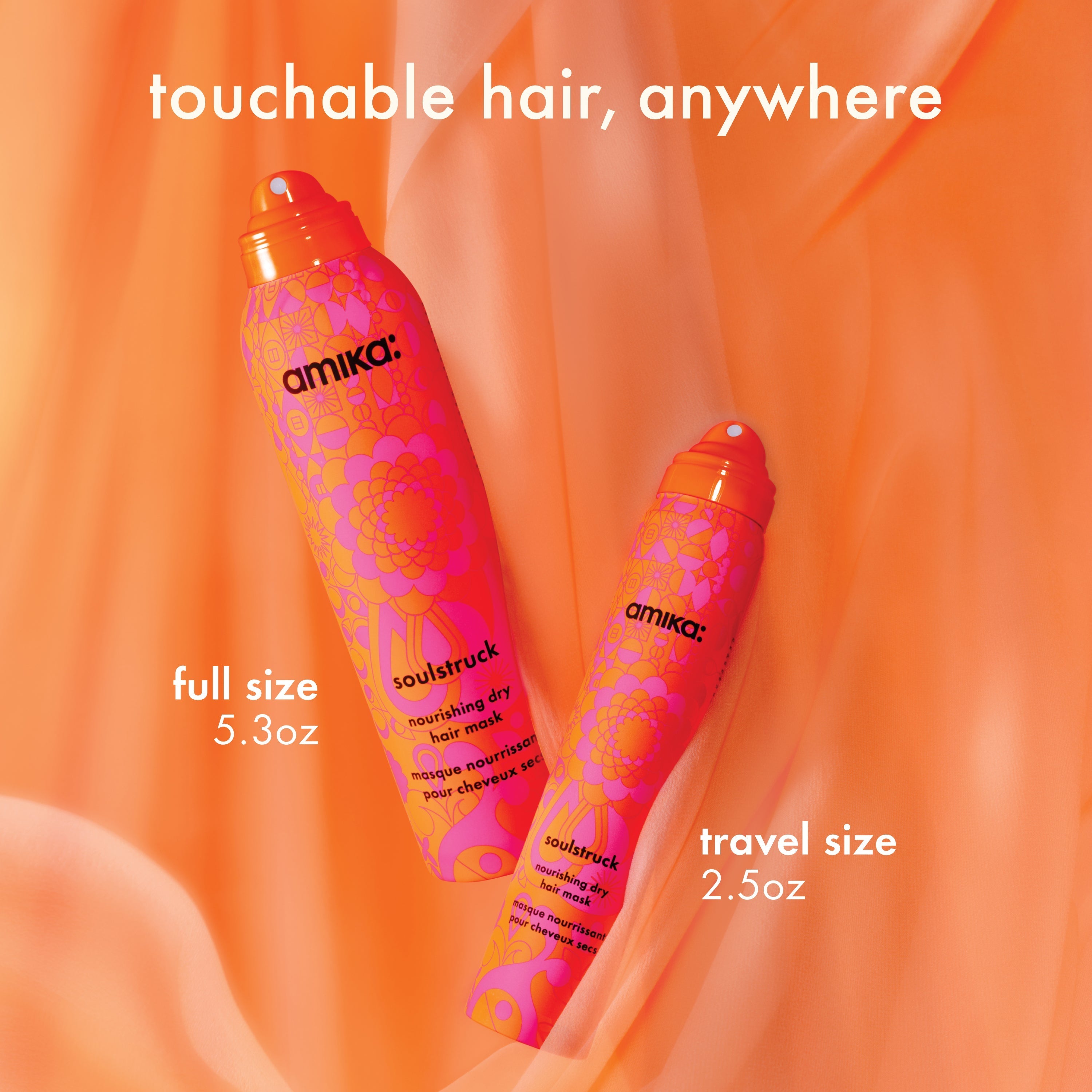 soft moves duo | soulstruck dry hair mask full + travel size set