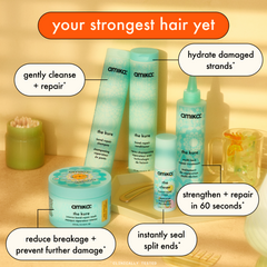 super-sized strength repair set | the kure shampoo, conditioner + multi-task treatment