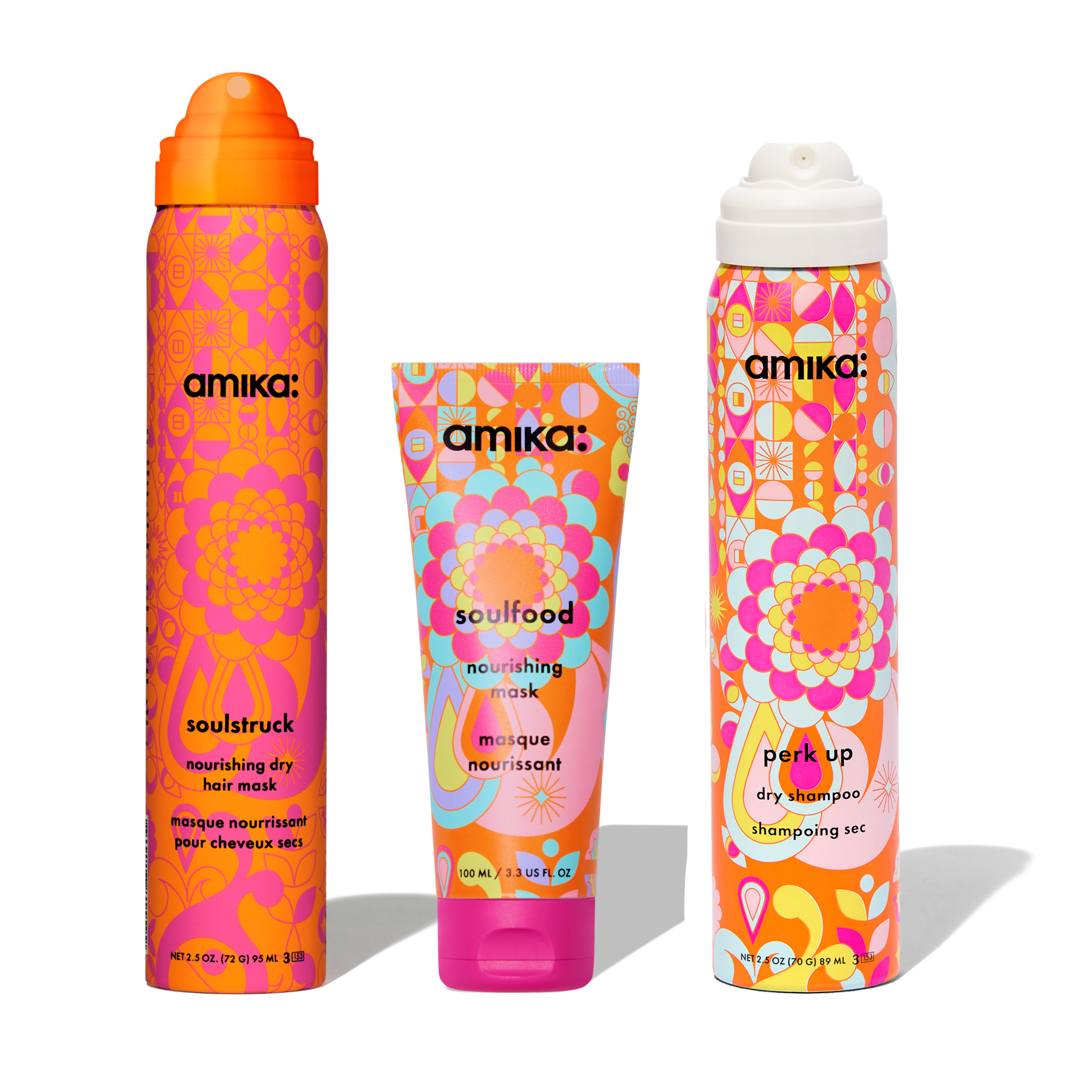 travel-sized soul-utions | soulstruck, perk up dry shampoo + soulfood travel haircare set
