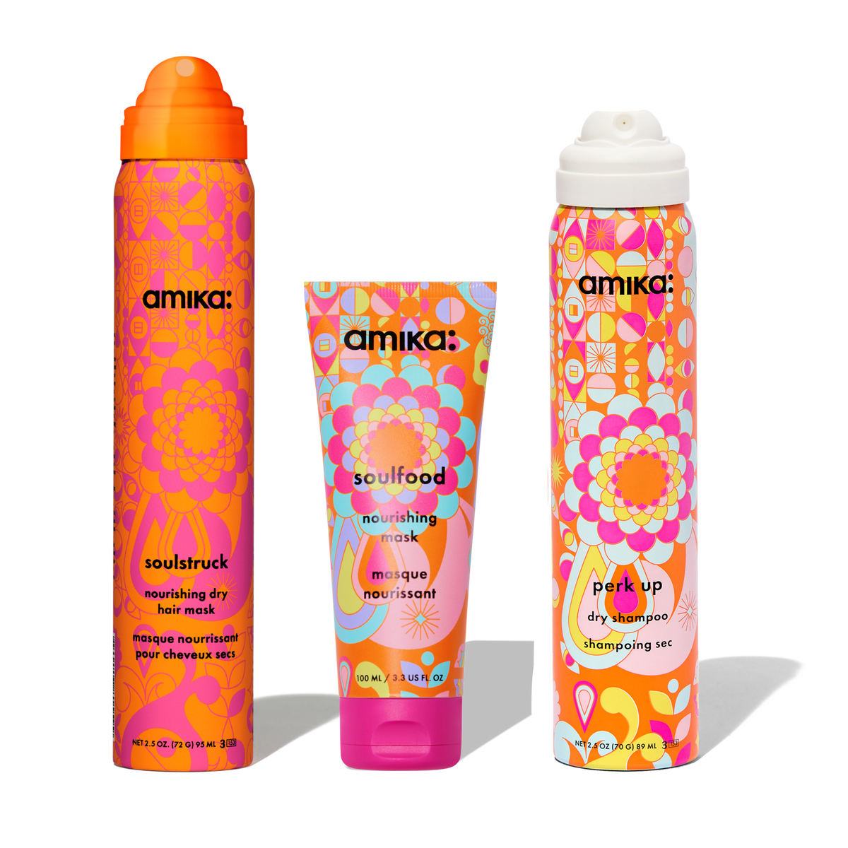 travel-sized soul-utions | soulstruck, perk up dry shampoo + soulfood travel haircare set