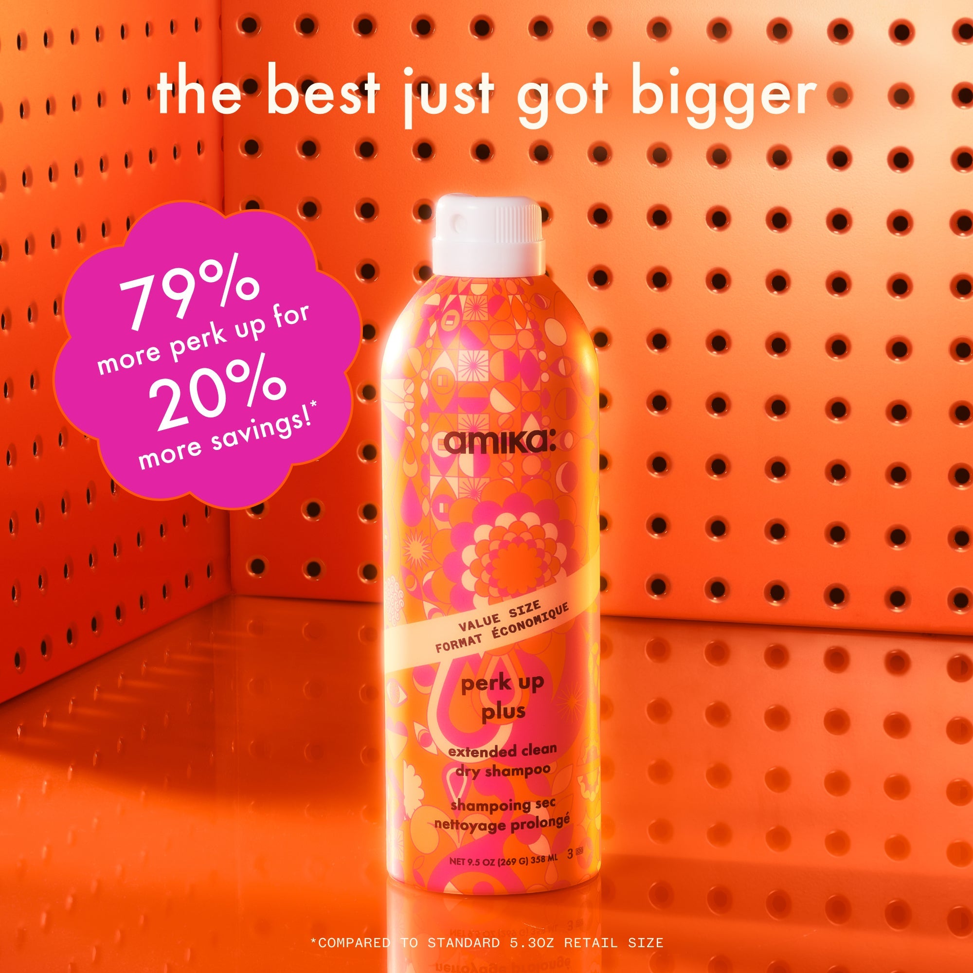 perk up plus | extended clean dry shampoo
