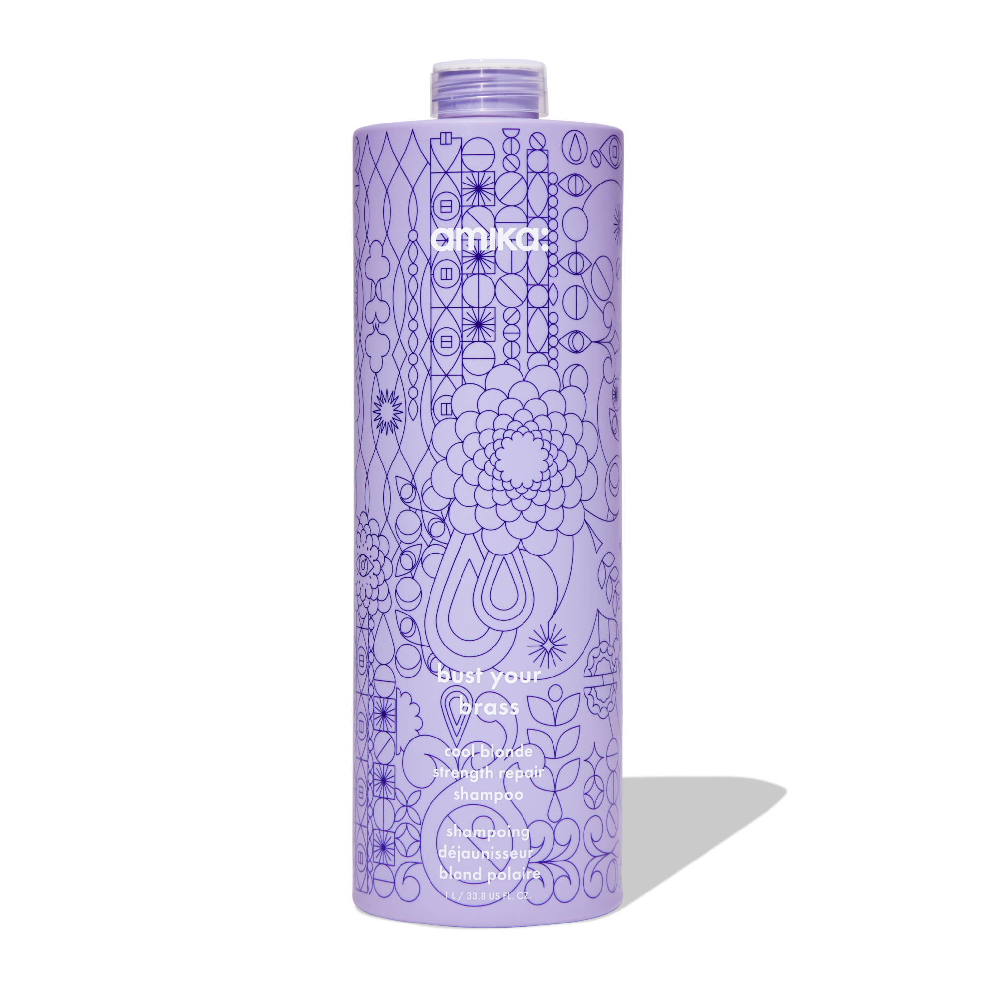 bust your brass | cool blonde strength repair shampoo