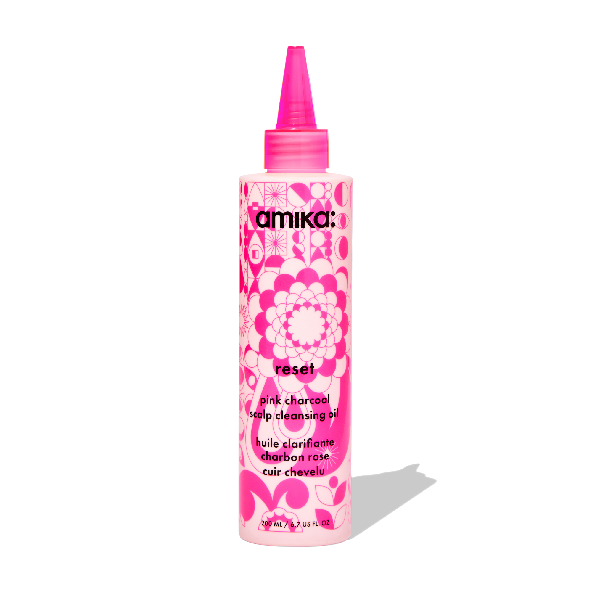 reset | pink charcoal scalp cleansing oil