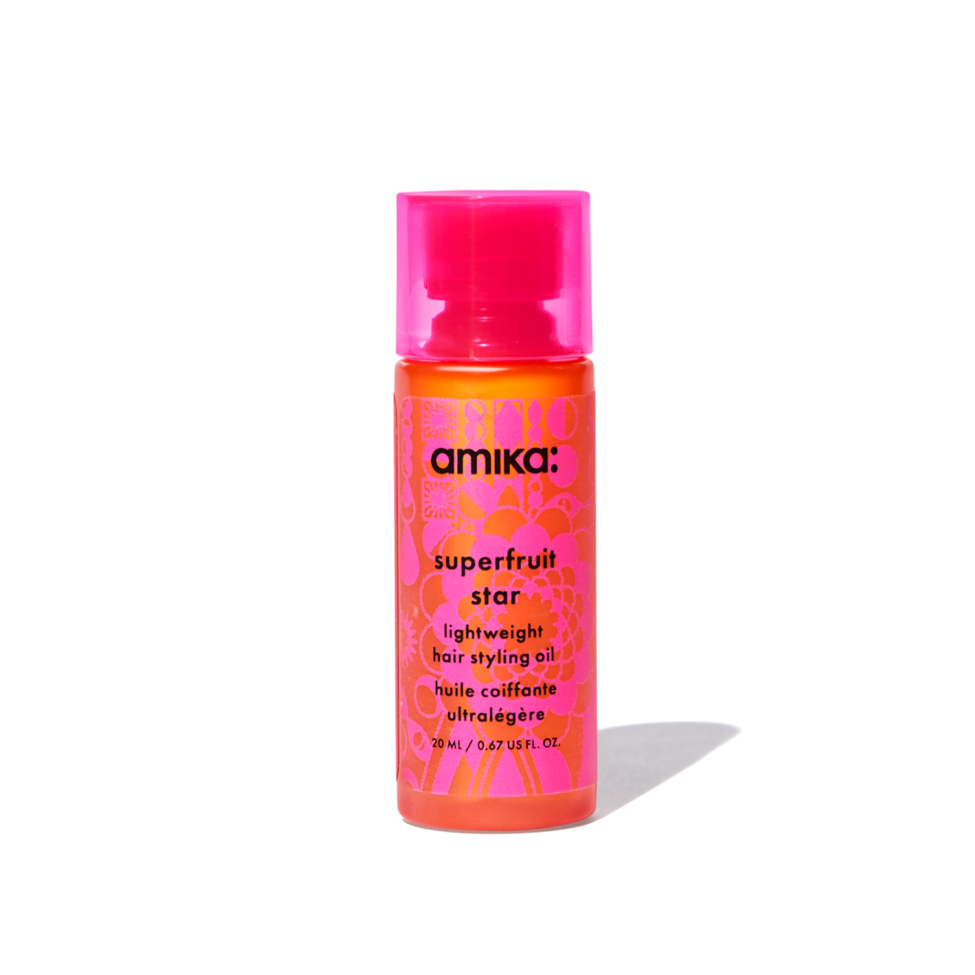 superfruit star | lightweight hair styling + heat defense oil
